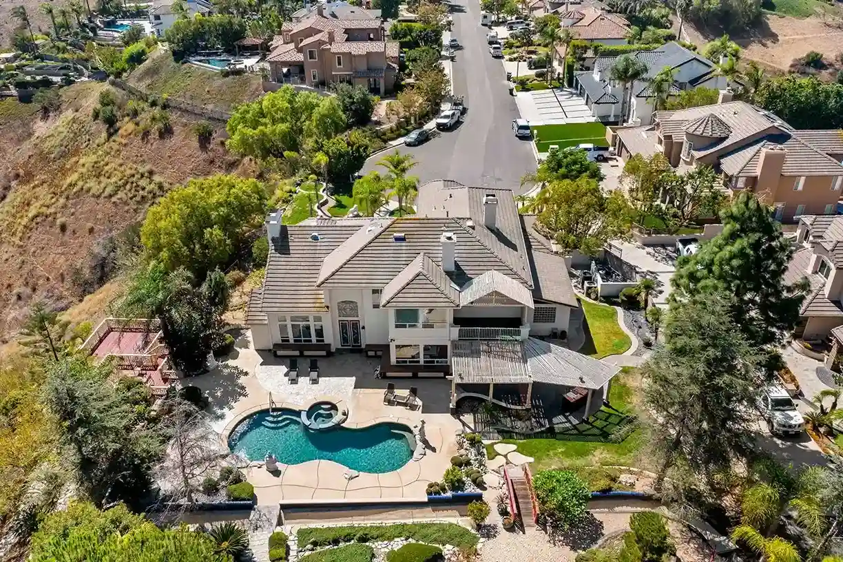 Japanese Garden Yorba Linda Hills Luxury Home